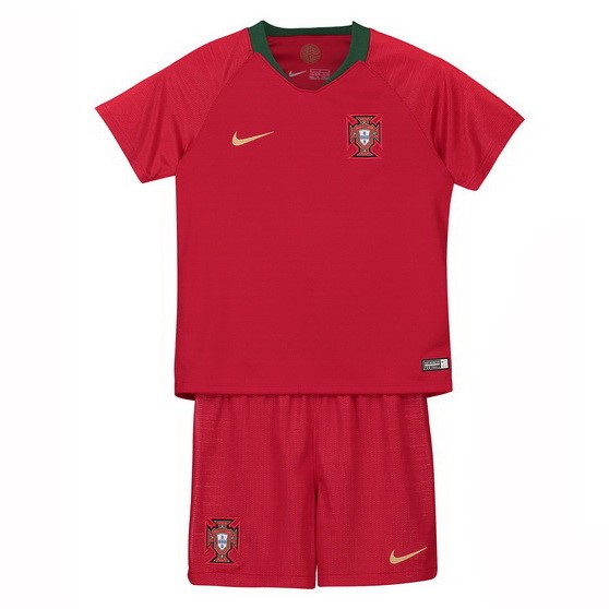 Maillot Football Portugal Domicile Enfant 2018 Rouge